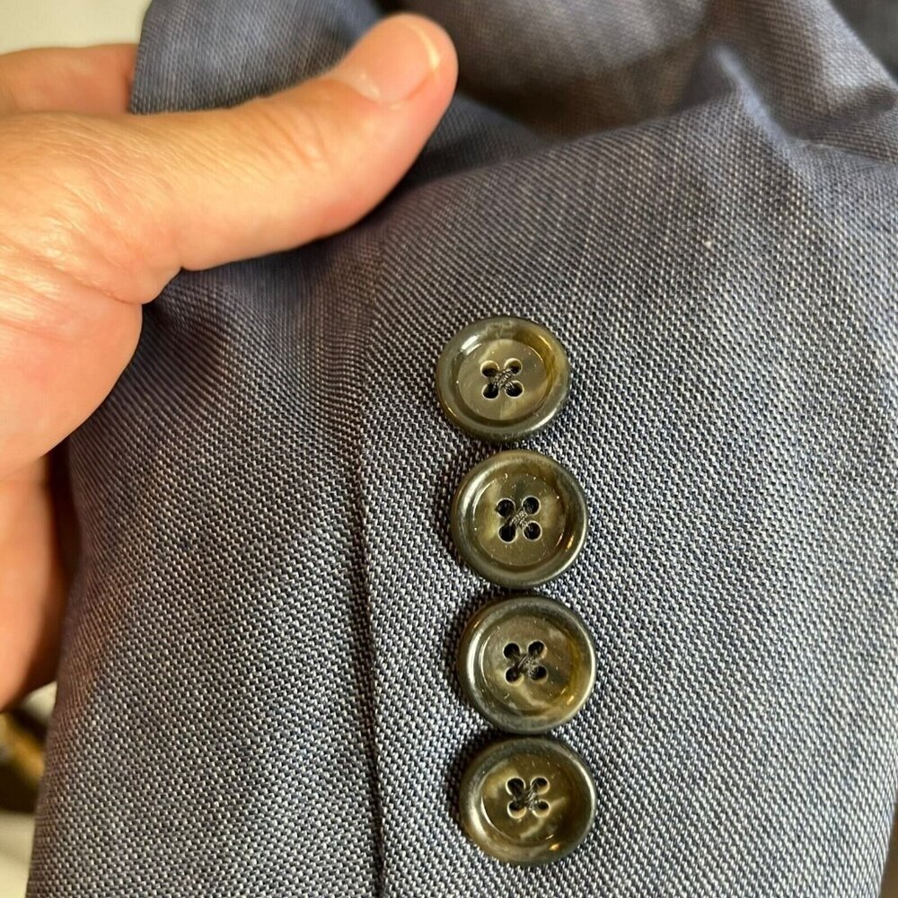 J.Crew $450 Ludlow suit jacket Italian stretch worsted wool blend 38R J3272 Blue - Picture 7 of 16